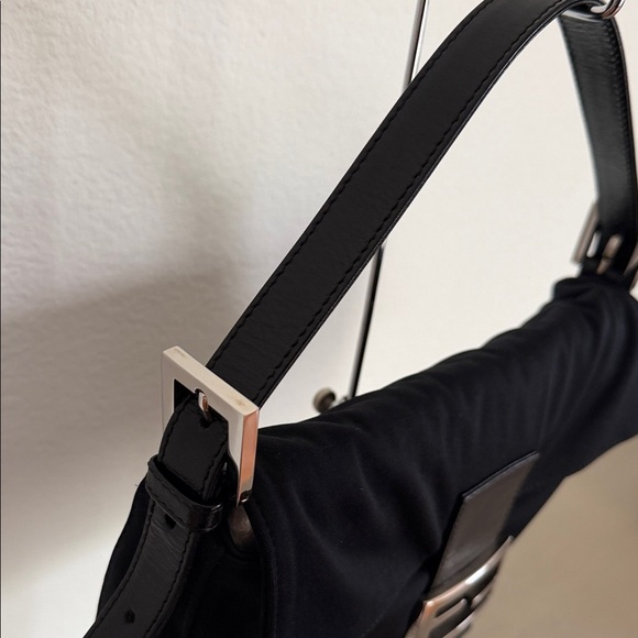 Fendi Satin Black Baguette - Picture 6 of 11